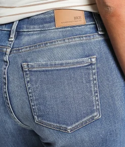 Jeans|Bottoms | BKE Gabby Straight Stretch Cuffed Jean Mowder 3