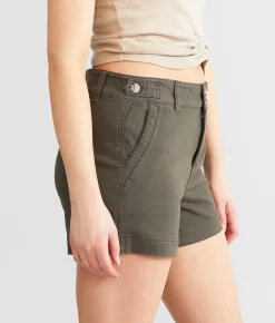 BKE Gabby Stretch Short Dark Olive