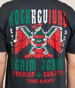 Rock Revival Gabriel T-Shirt Black New