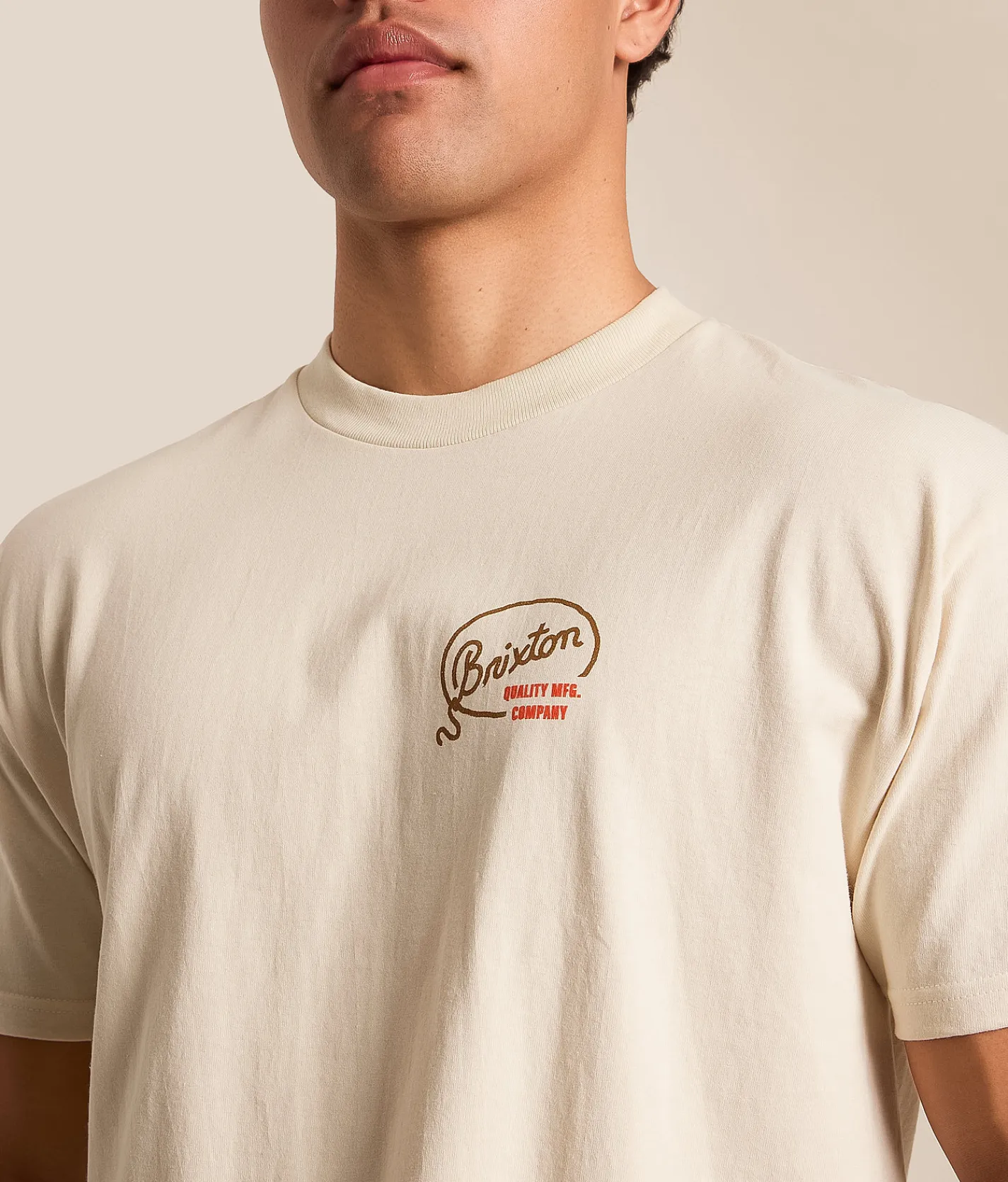 Brixton Gallatin T-Shirt Cream