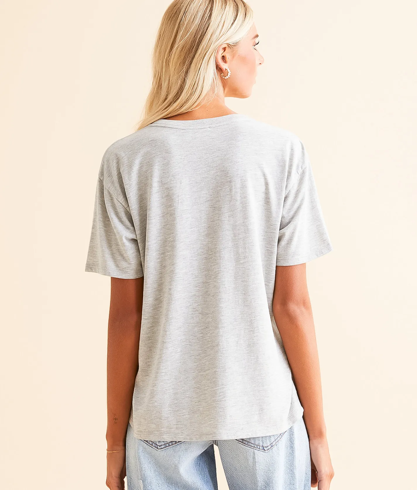 Tops | White Crow Game On T-Shirt Classic Heather Grey