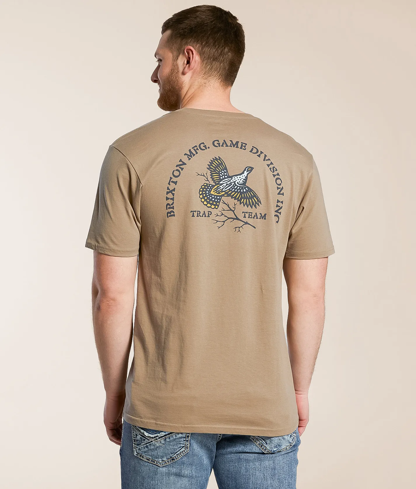 Graphic T-Shirts | Brixton Game T-Shirt Khaki