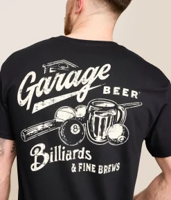 American Needle Garage Beer Billiards T-Shirt Black Best