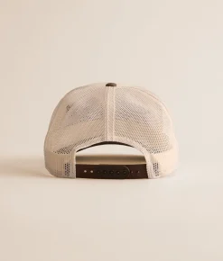 American Needle Garage Beer Trucker Hat IVORY BROWN Best