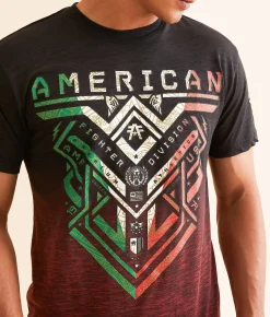 Graphic T-Shirts | American Fighter Garrison T-Shirt Pitch Black