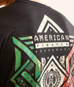 Graphic T-Shirts | American Fighter Garrison T-Shirt Pitch Black
