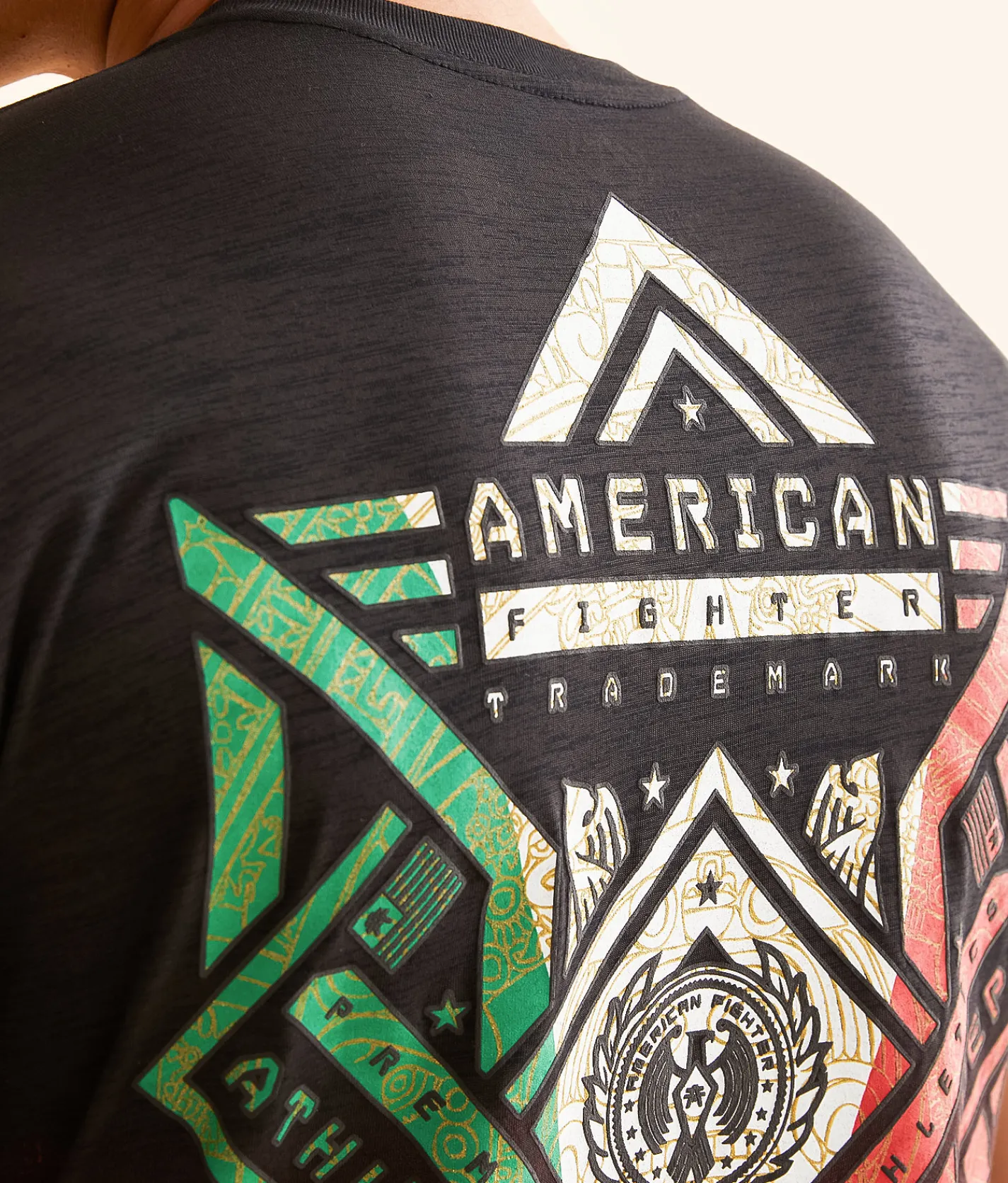 Graphic T-Shirts | American Fighter Garrison T-Shirt Pitch Black