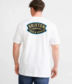 Graphic T-Shirts | Brixton Gasket T-Shirt White