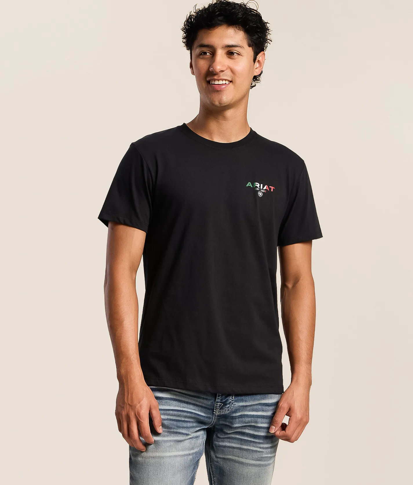 Tops|Graphic T-Shirts | Ariat Gaucho Horseshoe T-Shirt Black