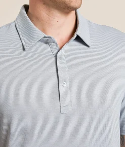 Tops | 7Diamonds Gautier Performance Stretch Polo Light Grey