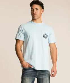 Old Row GBC Golf USA T-Shirt Chambray Discount