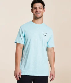Veece Gem Plate T-Shirt Crystal Blue