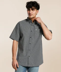 Ariat Gene Western Shirt Black Clearance
