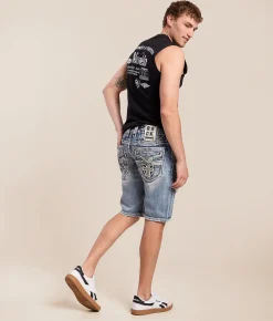 Bottoms | Rock Revival Geofrey Stretch Short Geofrey H200