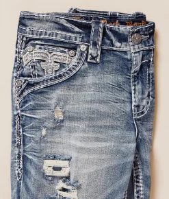 Rock Revival Geofrey Stretch Short Geofrey H200 Discount