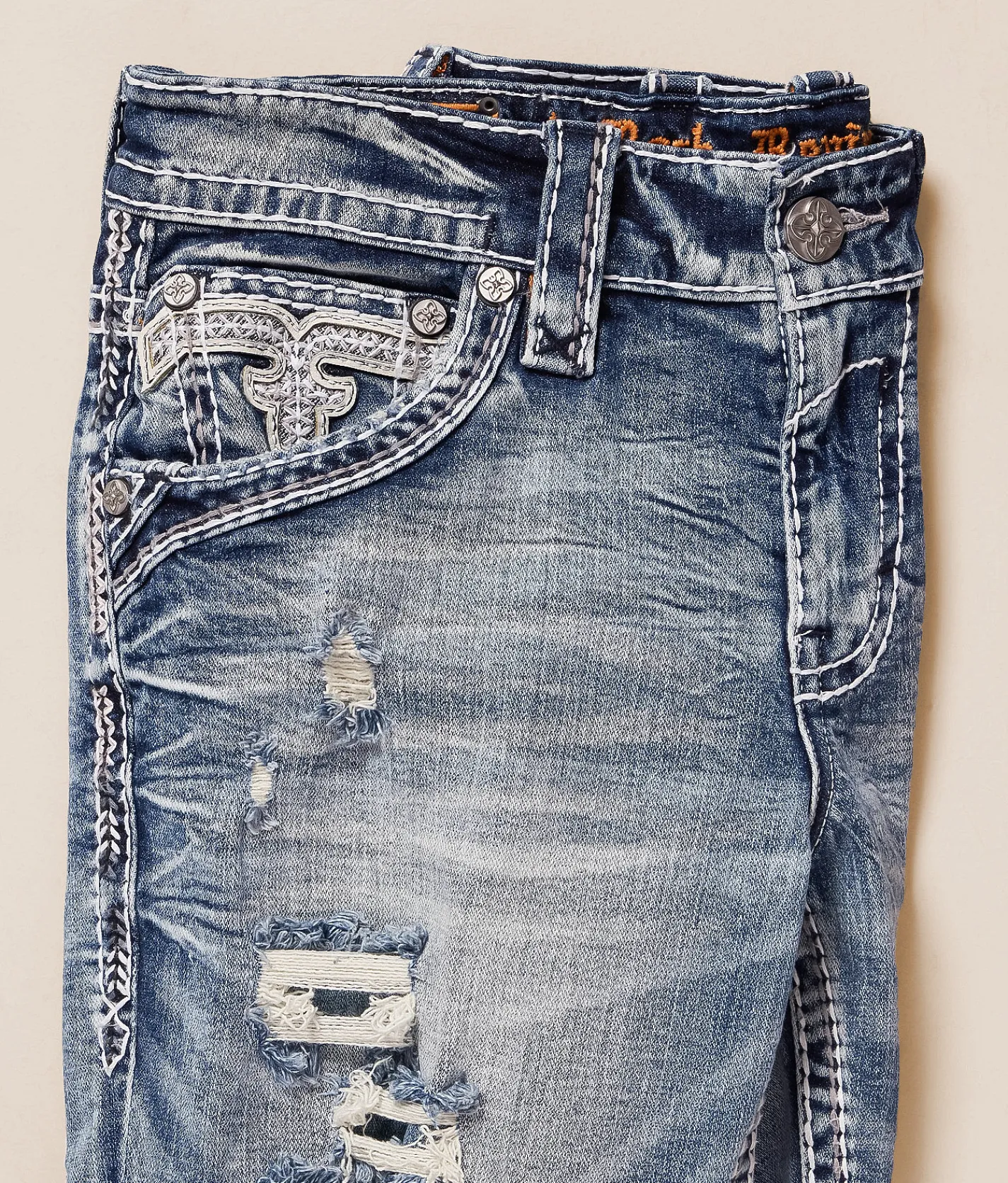 Rock Revival Geofrey Stretch Short Geofrey H200 Discount