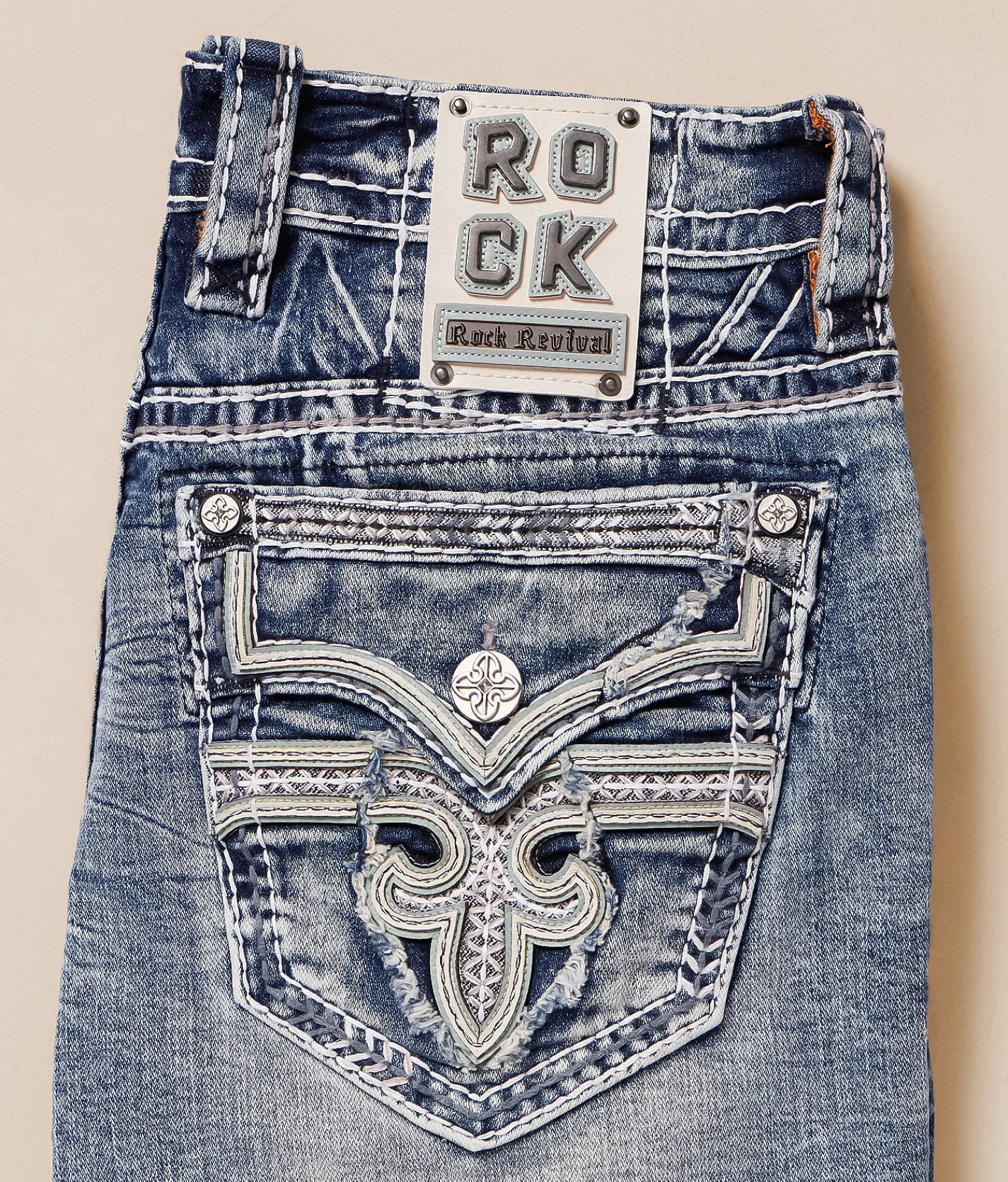 Rock Revival Geofrey Stretch Short Geofrey H200 Discount