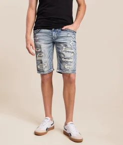 Rock Revival Geofrey Stretch Short Geofrey H200 Discount