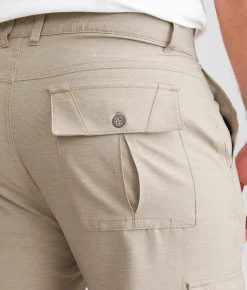 Bottoms|Shorts | BKE George Hybrid Cargo Stretch Walkshort Sand