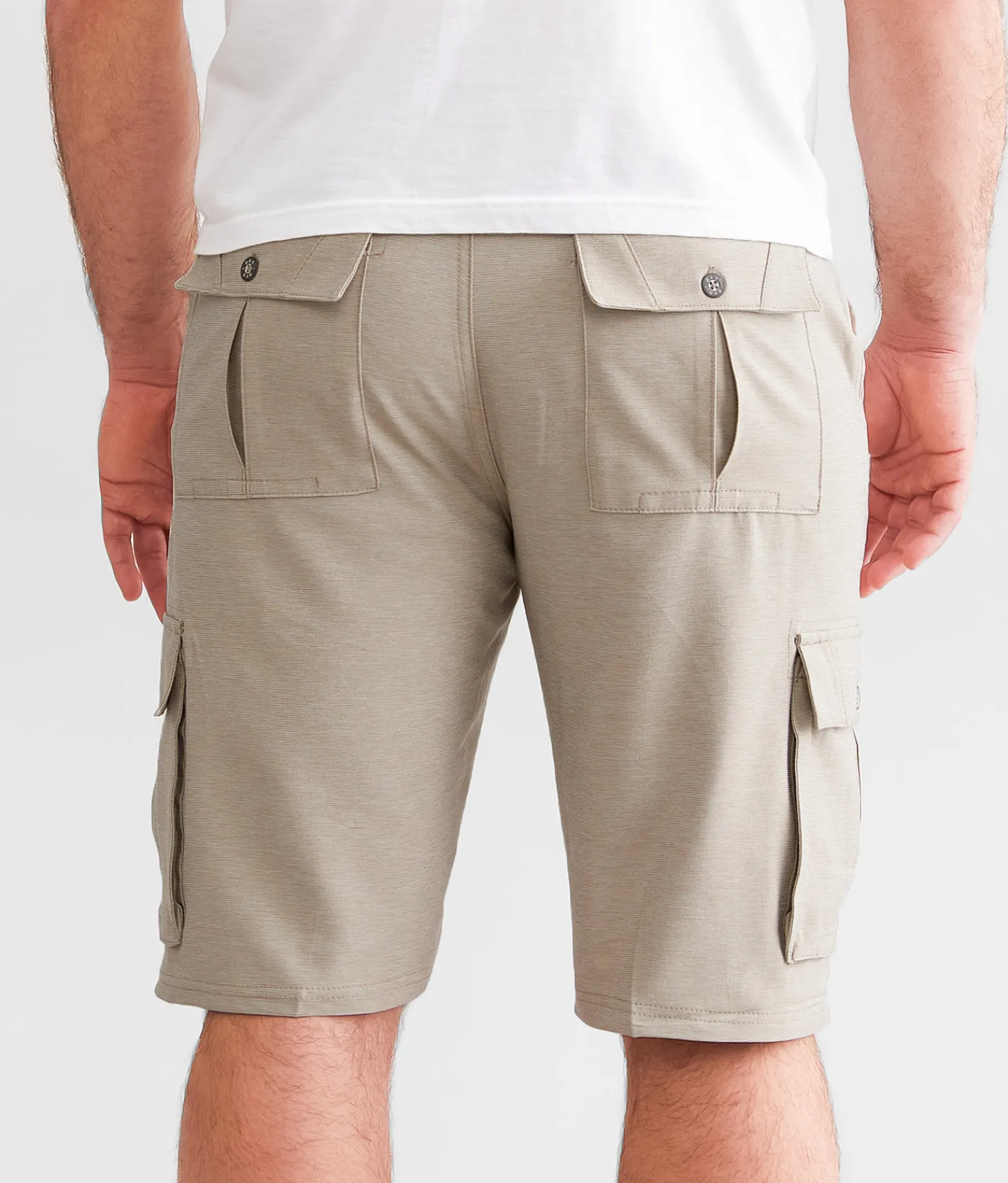 Bottoms|Shorts | BKE George Hybrid Cargo Stretch Walkshort Sand