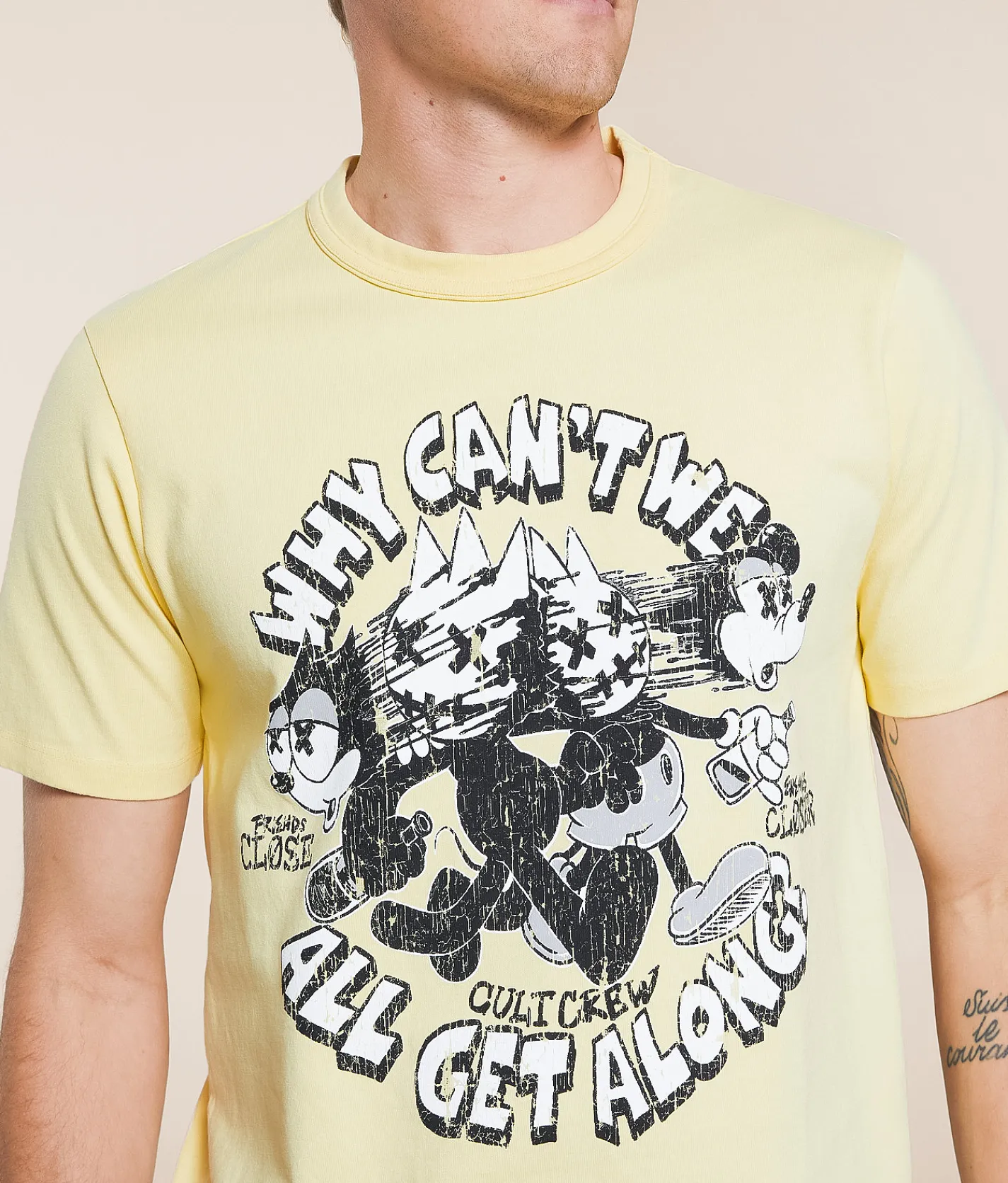 Graphic T-Shirts | Cult of Individuality Get Along T-Shirt Banana
