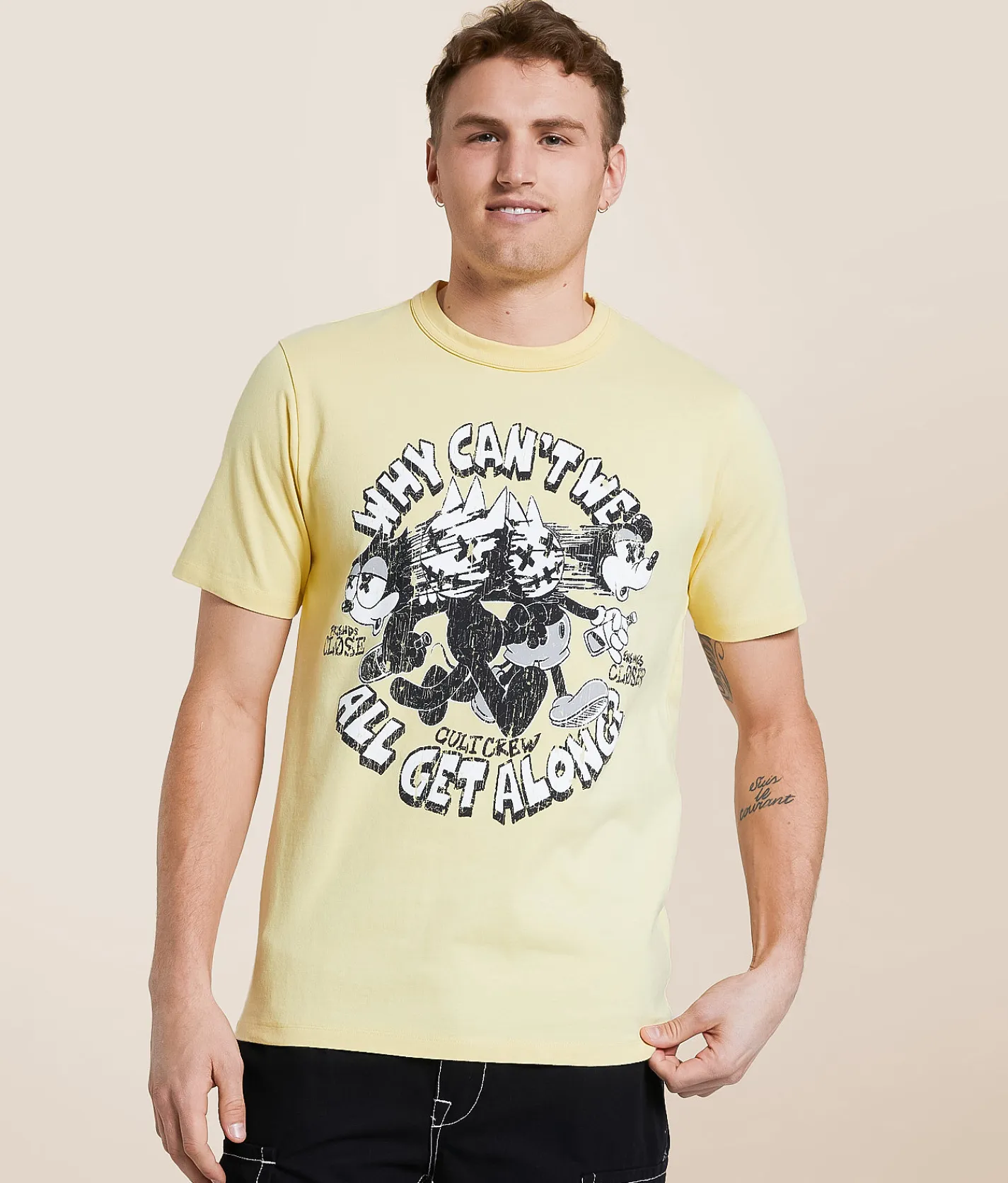 Graphic T-Shirts | Cult of Individuality Get Along T-Shirt Banana