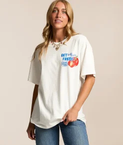 Modish Rebel Get Fresh T-Shirt White Discount