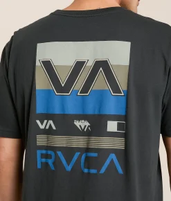 RVCA Get Set T-Shirt Pirate Black