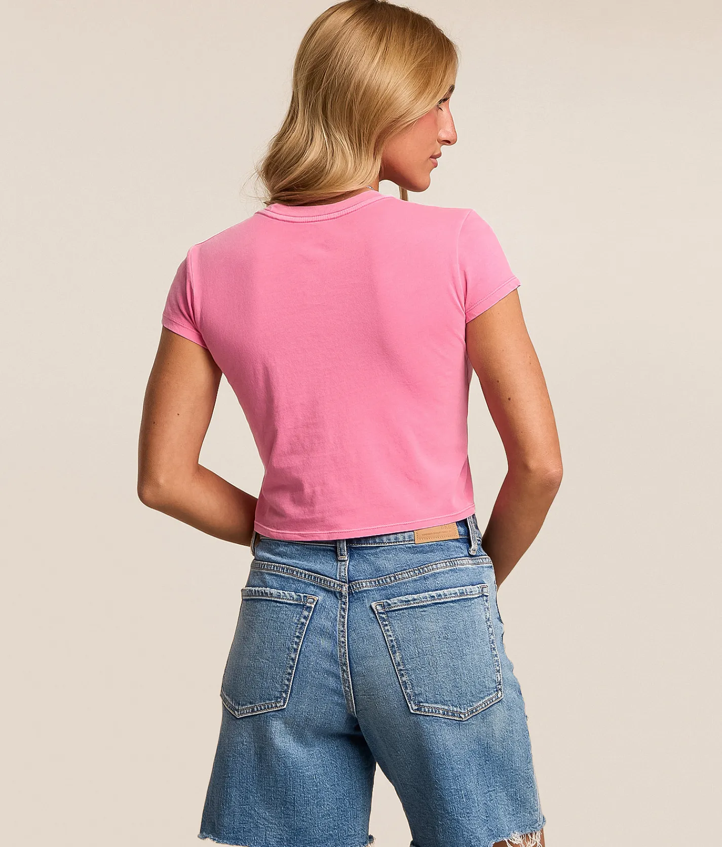 Tops | Billabong Getting There Soon Cropped T-Shirt Guava