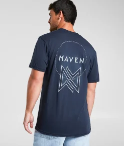 Maven Co-op Ghostly Form T-Shirt Collegiate Blue Best