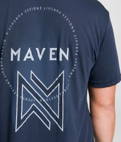 Maven Co-op Ghostly Form T-Shirt Collegiate Blue Best