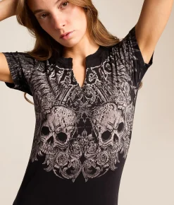 Affliction Ghost Prophet T-Shirt Black Lava Wash Best