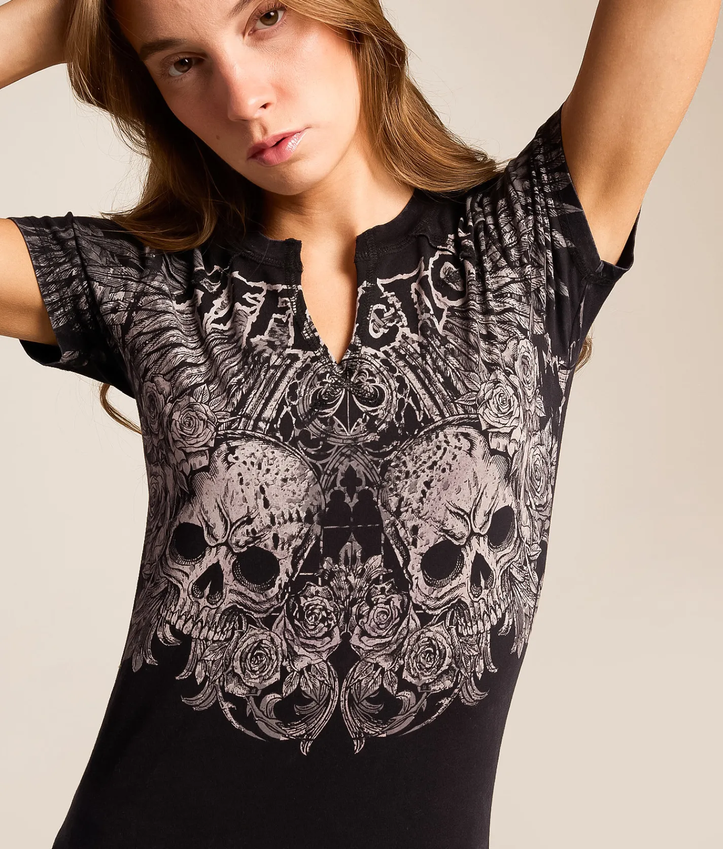 Affliction Ghost Prophet T-Shirt Black Lava Wash Best