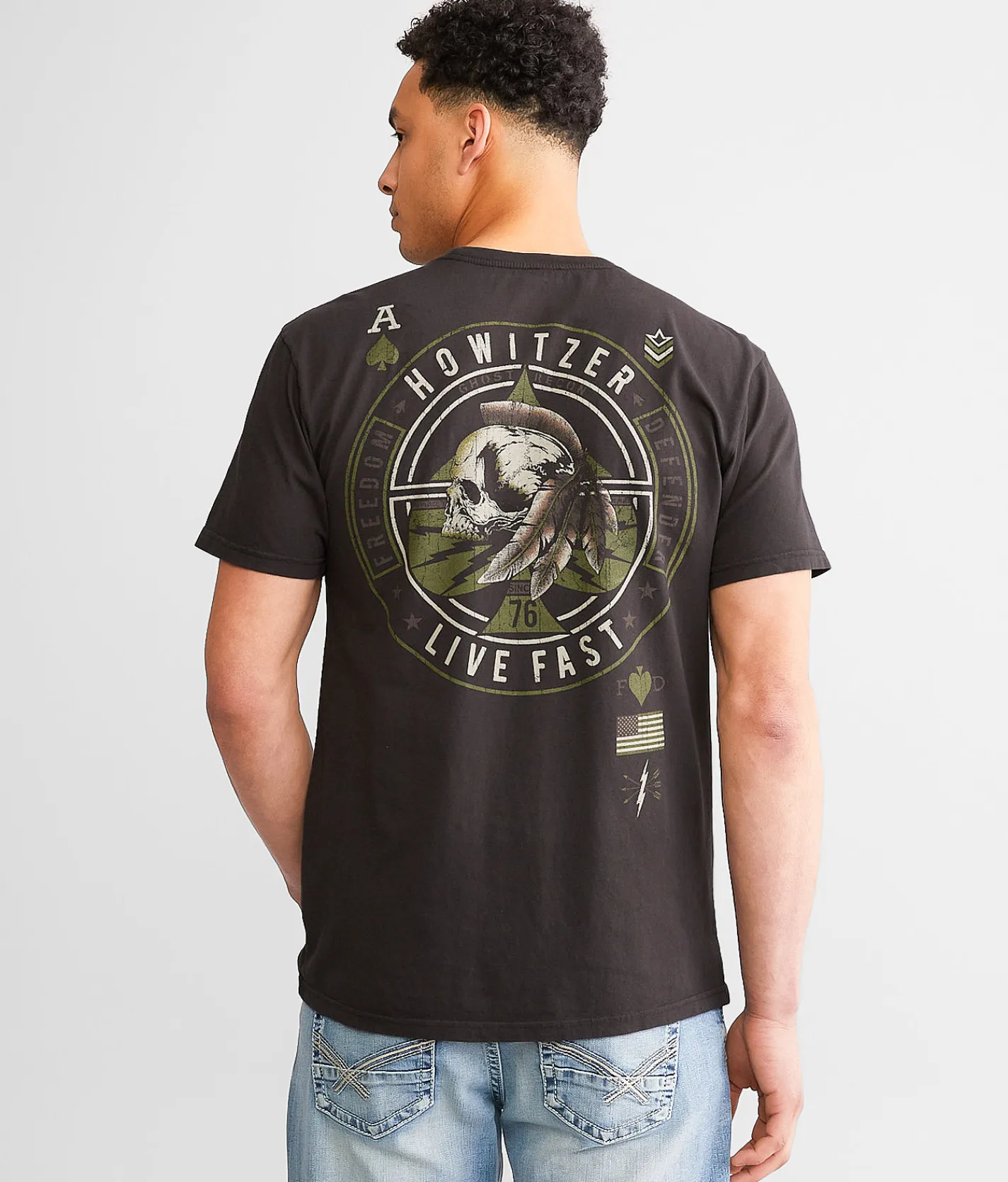Graphic T-Shirts | Howitzer Ghost Recon T-Shirt Vintage Black