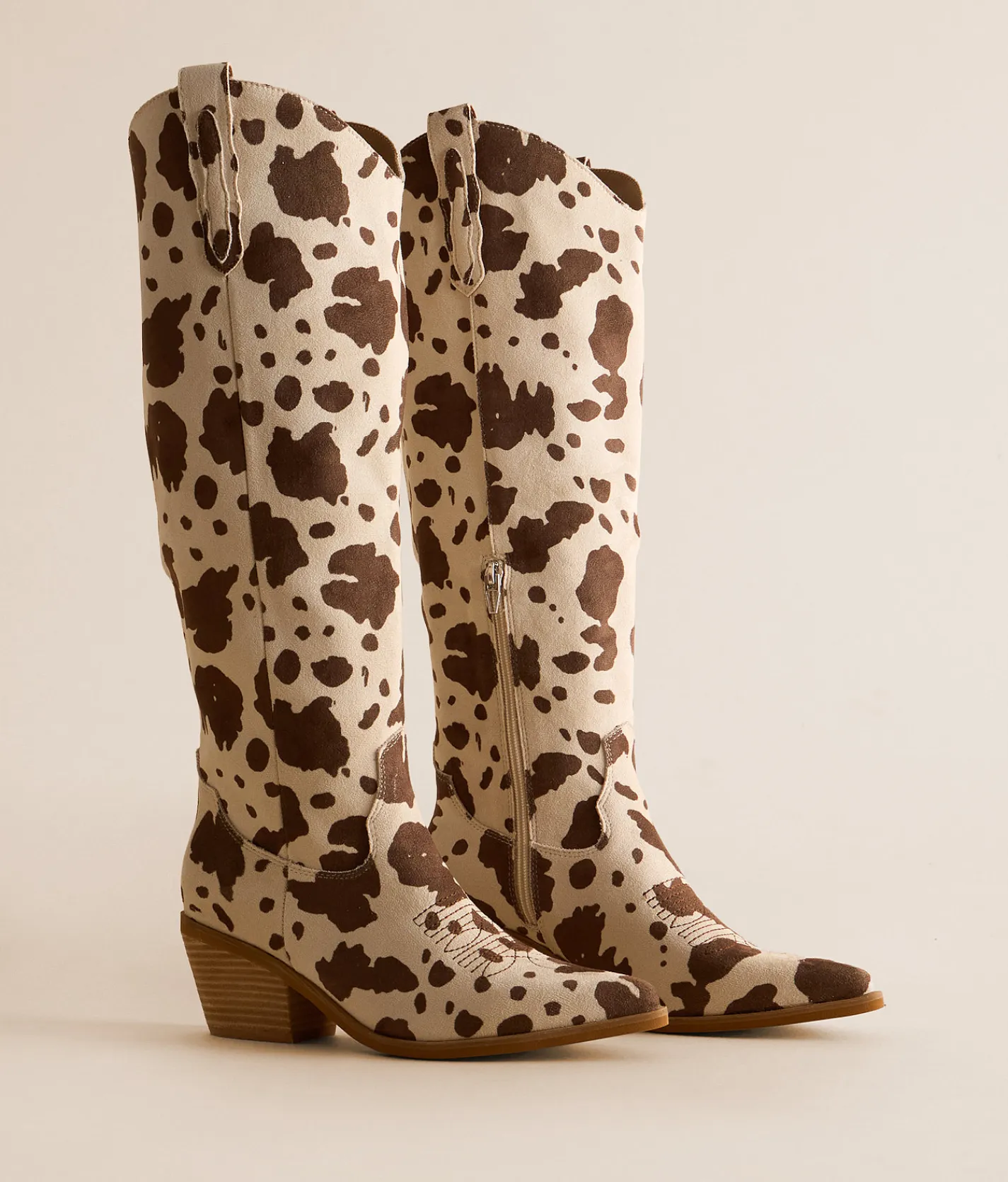 Shoes | Mi.iM Giada Western Boot Cow Print