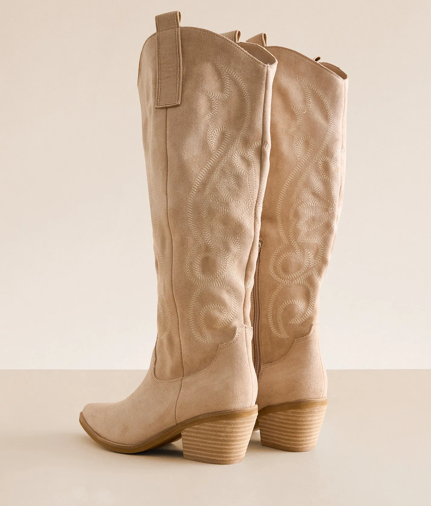 Mi.iM Giada Western Cowboy Boot Beige Outlet