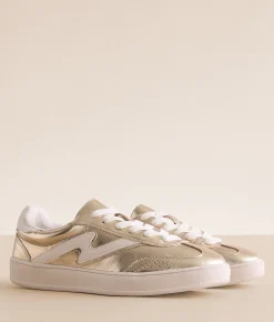 Shoes | Madden Girl Gia Metallic Sneaker Gold