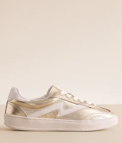 Shoes | Madden Girl Gia Metallic Sneaker Gold