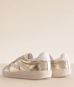 Shoes | Madden Girl Gia Metallic Sneaker Gold