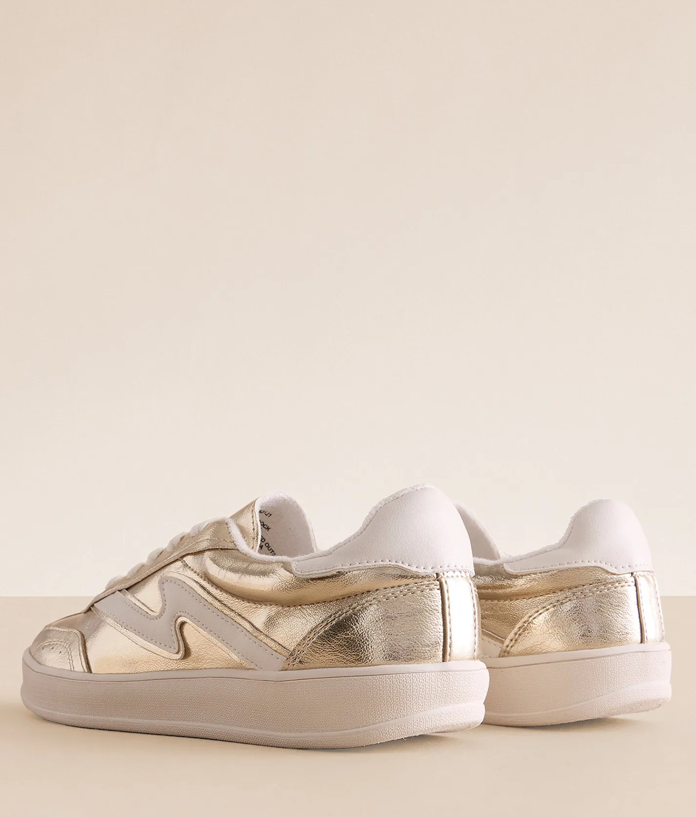 Shoes | Madden Girl Gia Metallic Sneaker Gold