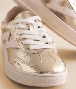 Shoes | Madden Girl Gia Metallic Sneaker Gold