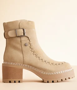 Mia Gianina Chelsea Ankle Boot Sand