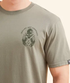 Graphic T-Shirts | Sullen GI Badge T-Shirt Mulled Basil