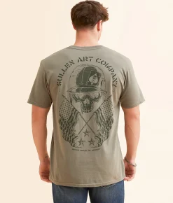 Graphic T-Shirts | Sullen GI Badge T-Shirt Mulled Basil