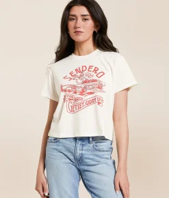 Tops | Sendero Provisions Co. Giddy Up Cropped T-Shirt Vintage White