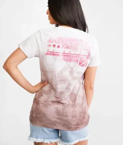 American Fighter Gideon T-Shirt White Multi 2 Hot