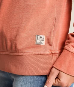 Tops | Kimes Ranch Gina Oversized Pullover Muted Red