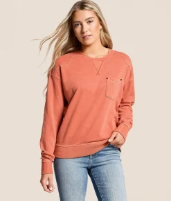 Tops | Kimes Ranch Gina Oversized Pullover Muted Red