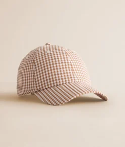 Accessories | David & Young Gingham Hat Brown