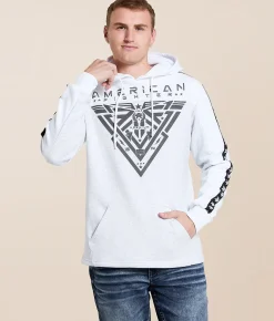 Tops | American Fighter Glenside Hooded Sweatshirt White